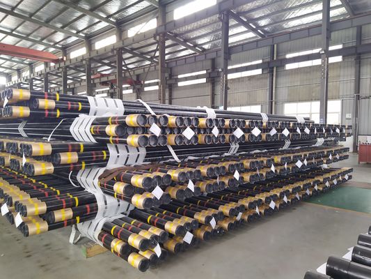Mua Tiêu chuẩn API 5CT 4-1/2 BTC LTC N80 L80 ống thép liền mạch và vỏ hoàn chỉnh với vòng an toàn và với núm vú online manufacture