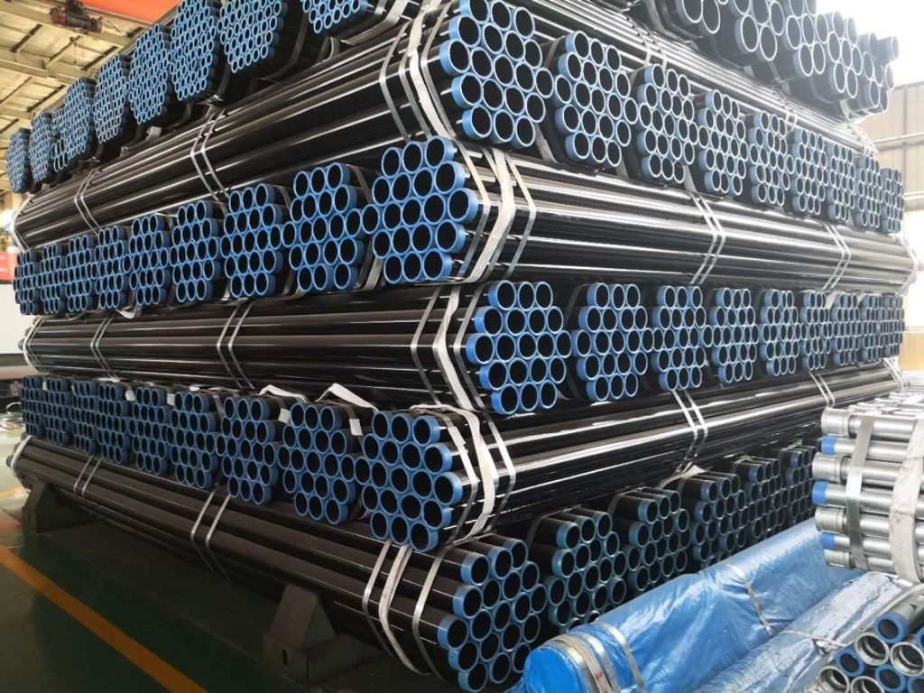 Tiêu chuẩn API 5CT 13-3/8 54.5lb/ft J55 Casing Joint BTC Oil Tubing And Casing Complete With Safety Rings And With Nipples (BTC Oil Tubing và Casing hoàn chỉnh với vòng an toàn và núm vú)