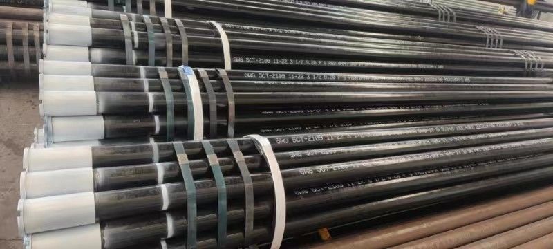 Tiêu chuẩn API 5CT 13-3/8 STC LTC L80 C95 ống thép carbon và vỏ hoàn chỉnh với vòng an toàn và với núm vú