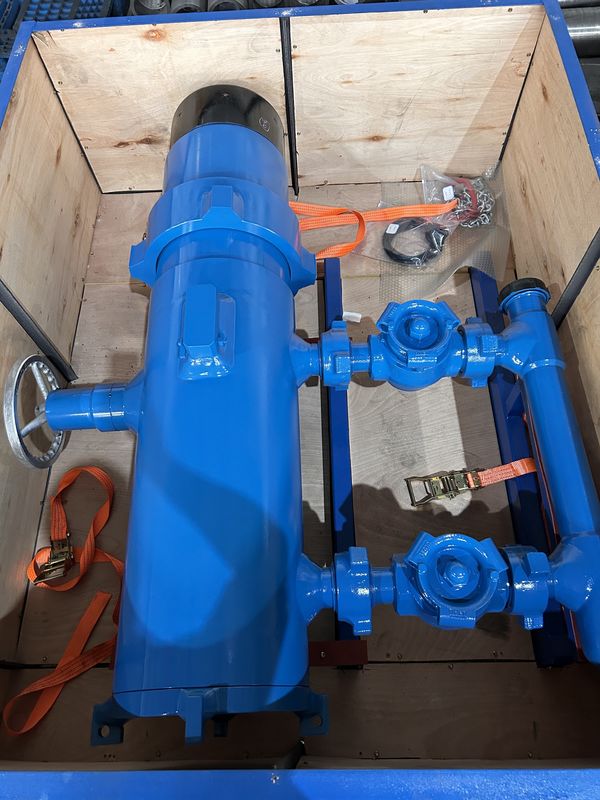 13-3/8' API Casing BTC Buckle kết nối 54Mpa Thử nghiệm áp suất Double Plug Cementing Head With Wooden Packing 810KG