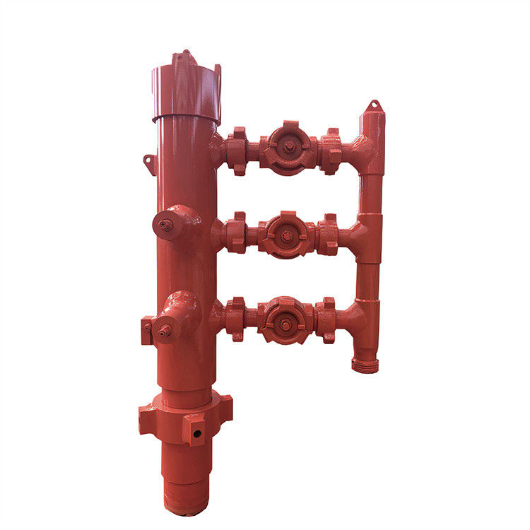 13-3/8' API Casing BTC Buckle kết nối tuân thủ quy định Double Plug Cementing Head