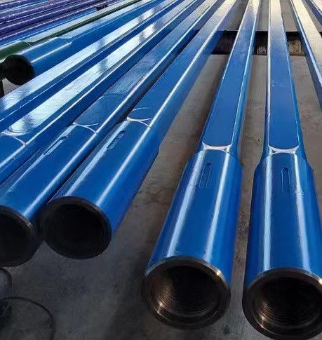 API 7-1 6 inch 6-5/8 REG NC56 Hexagonal Rotary Kelly 3-1/2 ID cho khoan dầu khí